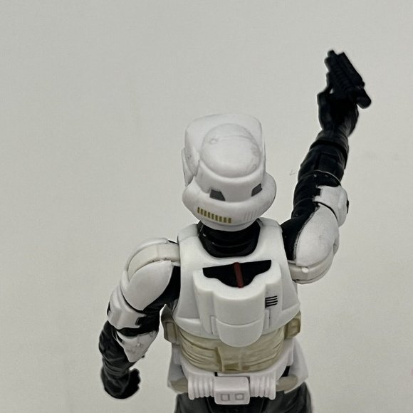 2005 Star Wars Hasbro Saga Collection Imperial Biker Scout Trooper Figure Weapon - Picture 7 of 16